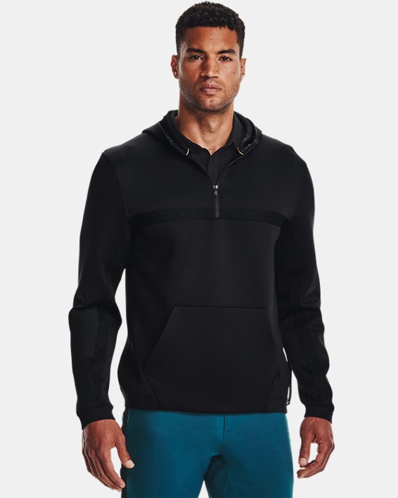 Men's Curry Hooded Track Jacket, Black, pdpMainDesktop image number 0
